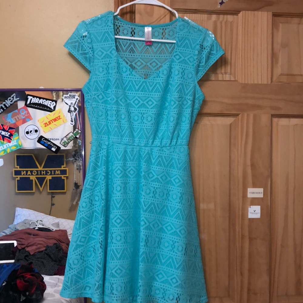 Blue dress